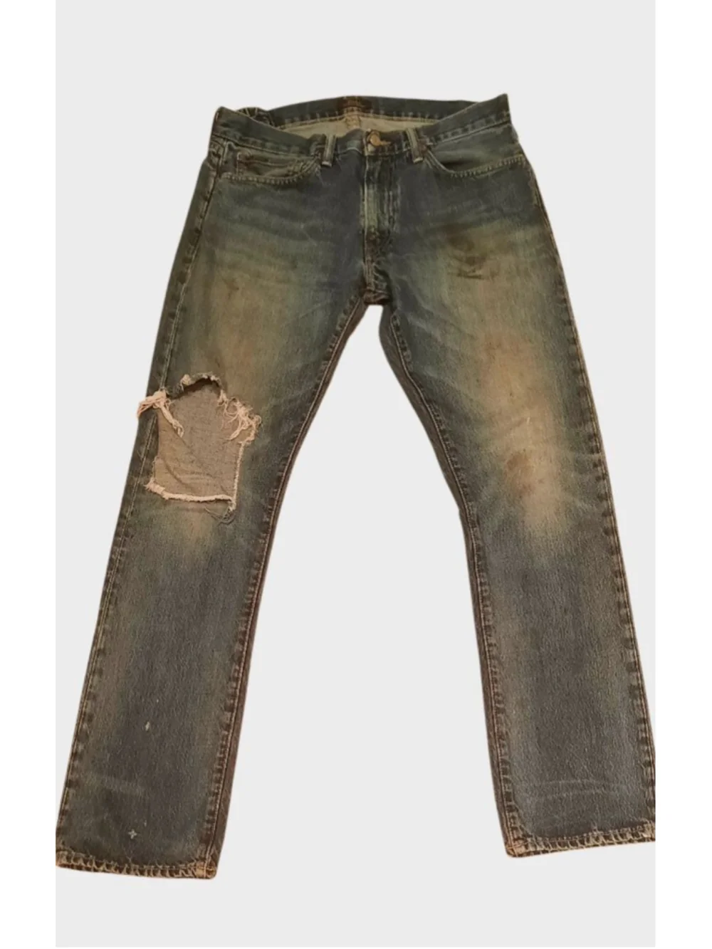 Polo Ralph Lauren Men's Blue Jeans The Varick Slim Straight 32 x 32